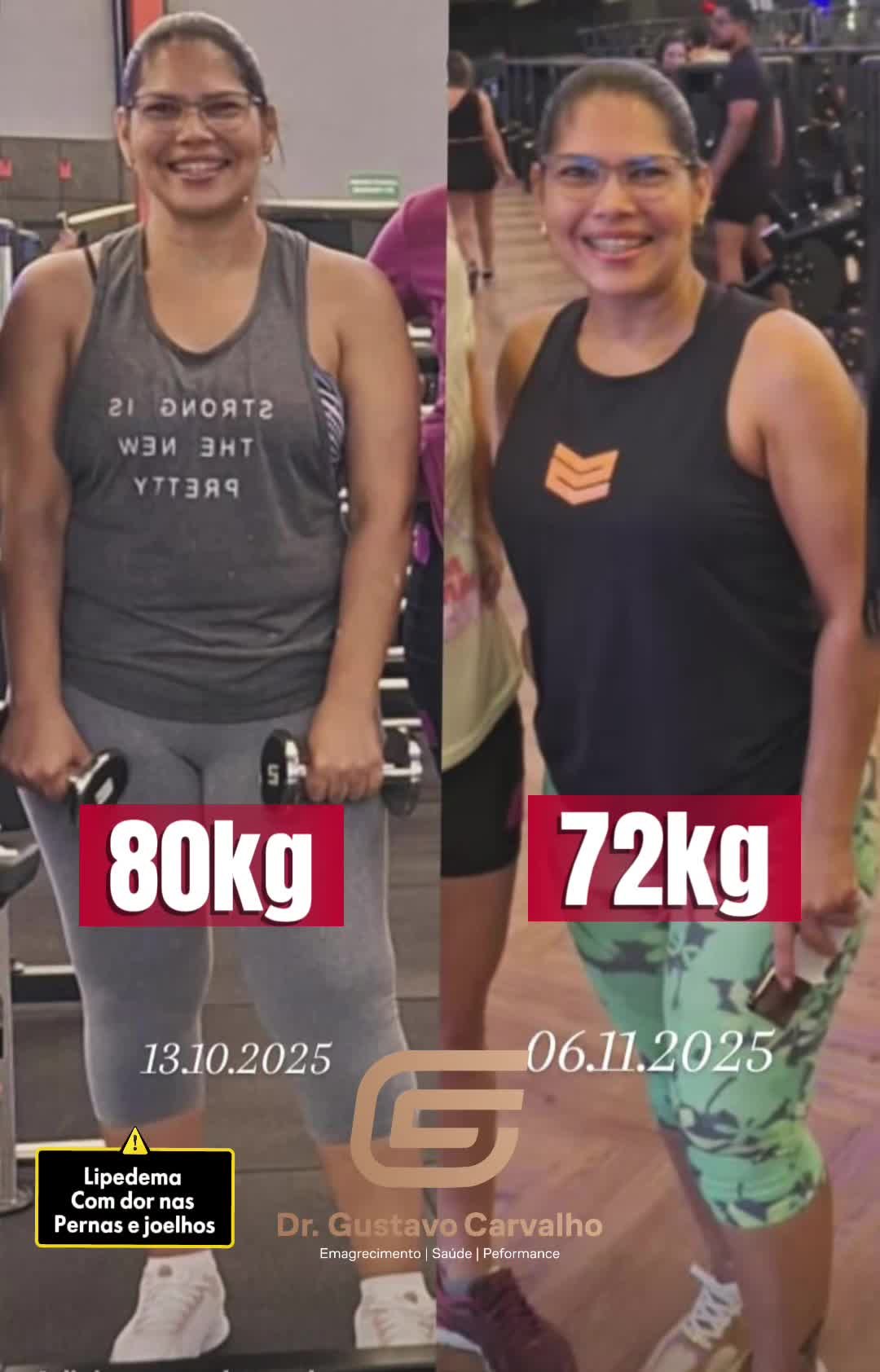 Denilda 80kg para 72kg